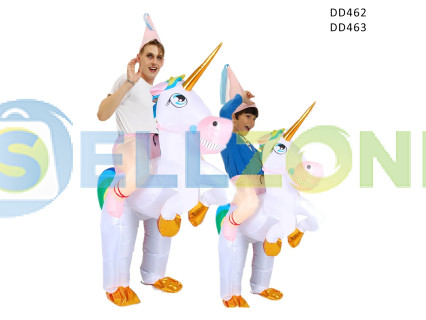 Φουσκωτή Στολή Πάρτι Μονόκερου για Παιδιά και Ενήλικες - DD462-3